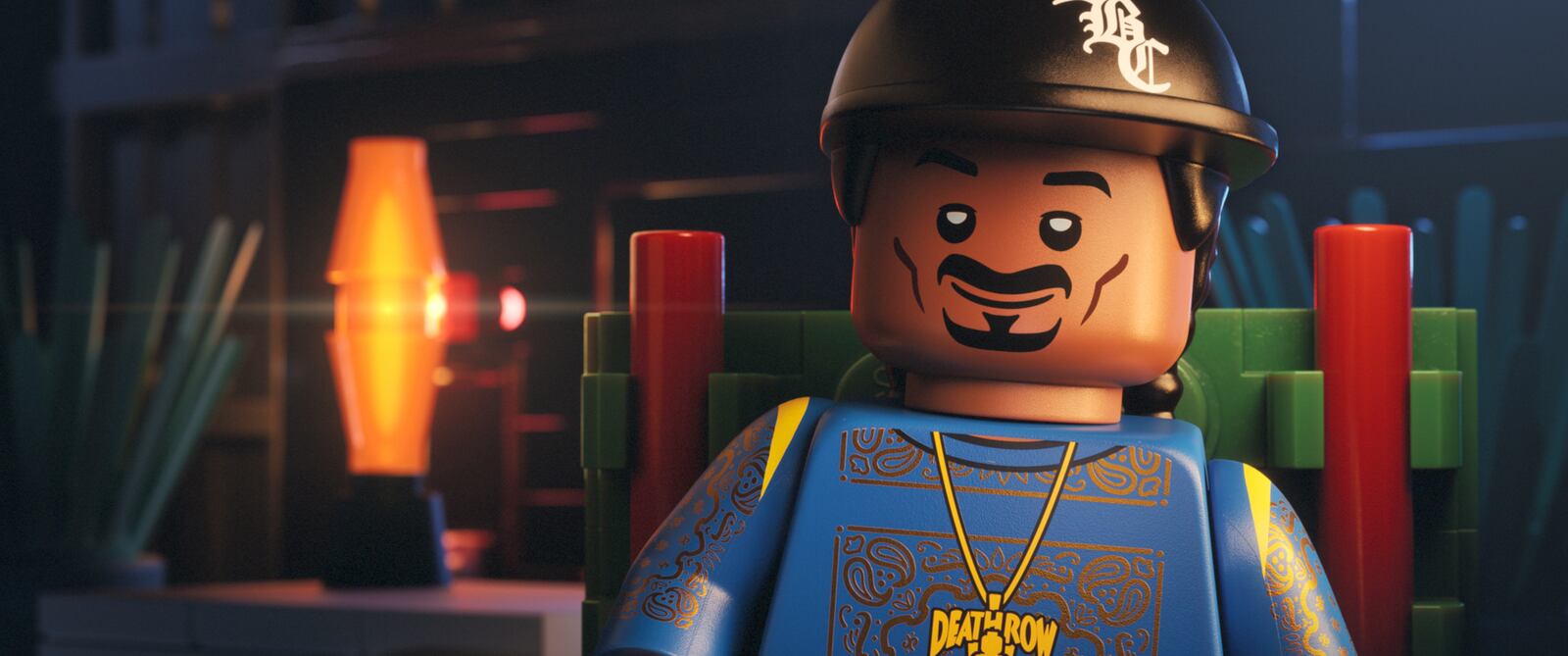 This image released by Focus Features shows the lego character voiced by Snoop Dogg in a scene from "Piece By Piece." (Focus Features via AP)