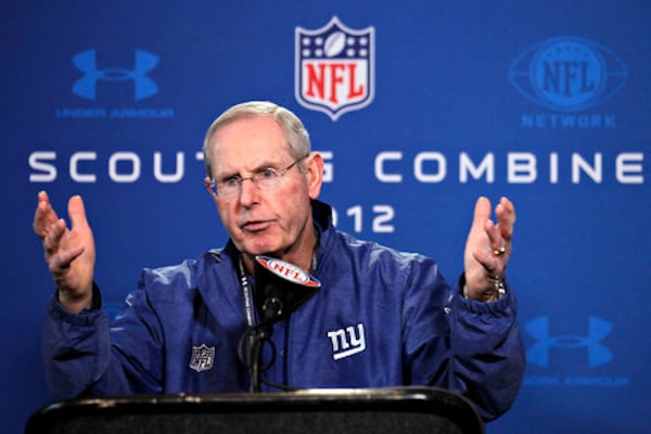 New York Giants coach Tom Coughlin. (Michael Conroy/Associated Press)