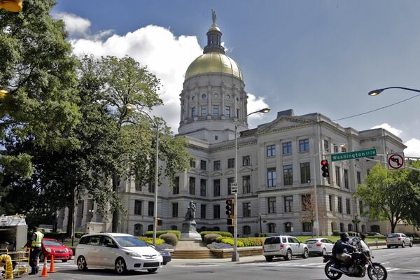 September 20, 2016 - Atlanta - Georgia State Capitol, the Gold Dome. Downtown Atlanta, Fulton County, Georgia. BOB ANDRES /BANDRES@AJC.COM