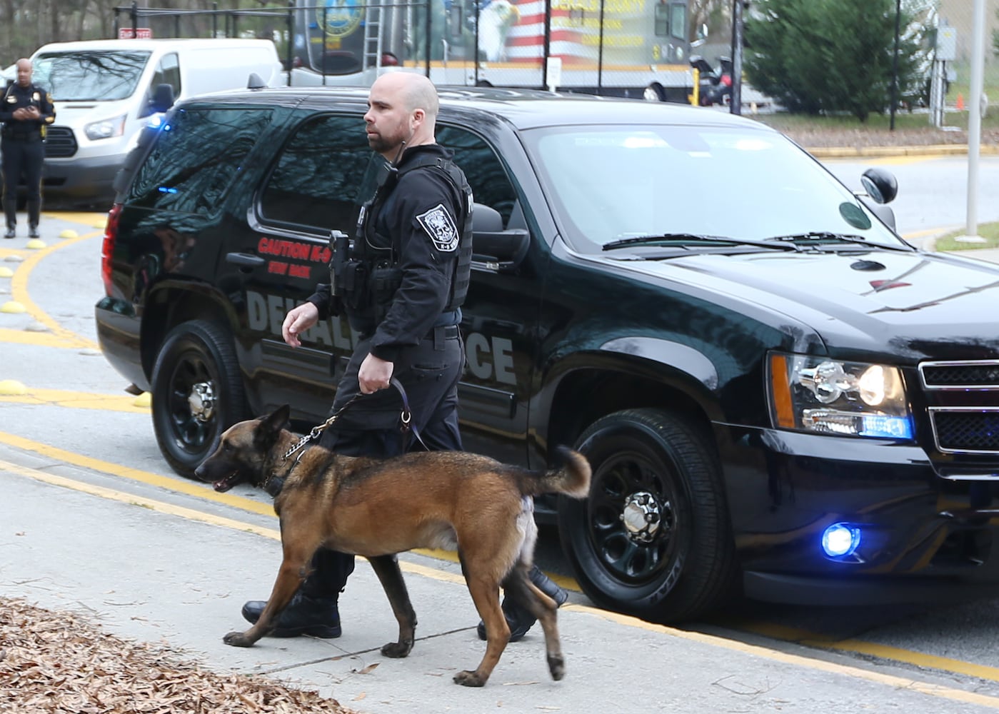 DeKalb Police welcome back K-9 Indi with Purple Heart