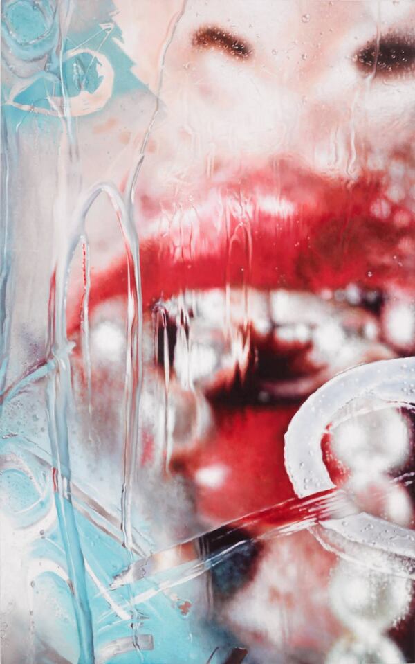 Photographer Marilyn Minter’s “Torrent.” Minter will speak as part of Atlanta Celebrates Photography on Oct. 12 at the Woodruff Arts Center’s Rich Theatre.