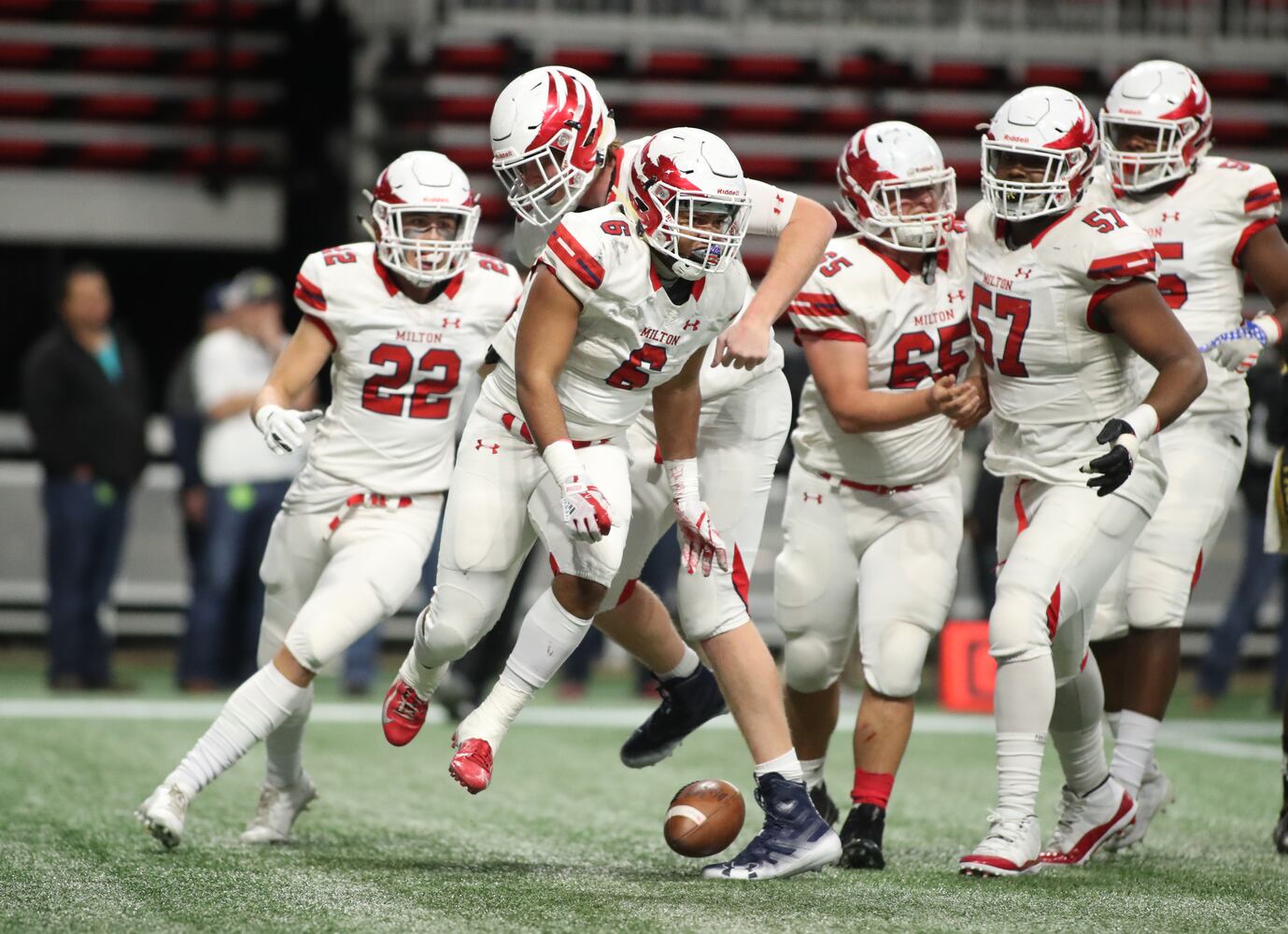 Photos: Day 2 of HS state title games at Mercedes-Benz Stadium