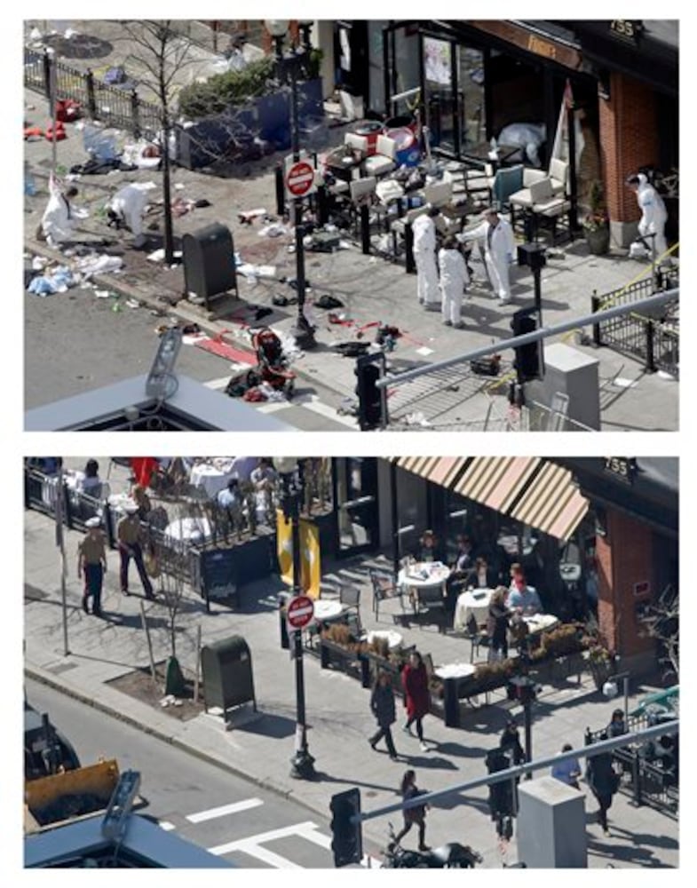 Boston Marathon bombing then and now