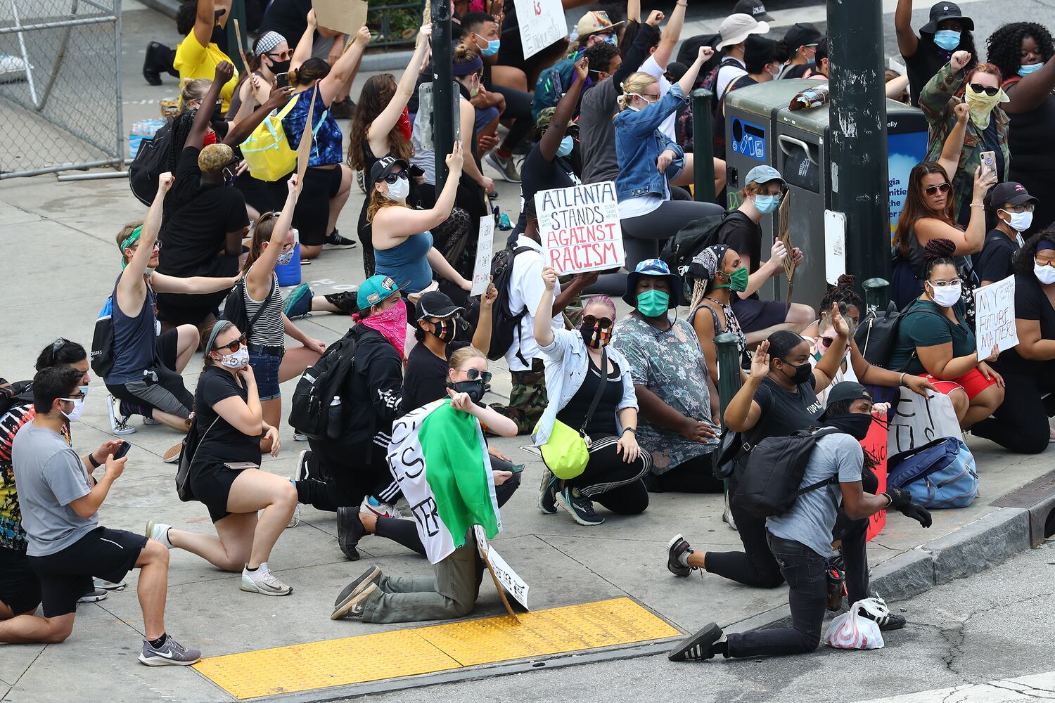 PHOTOS: Protestors gather across metro Atlanta