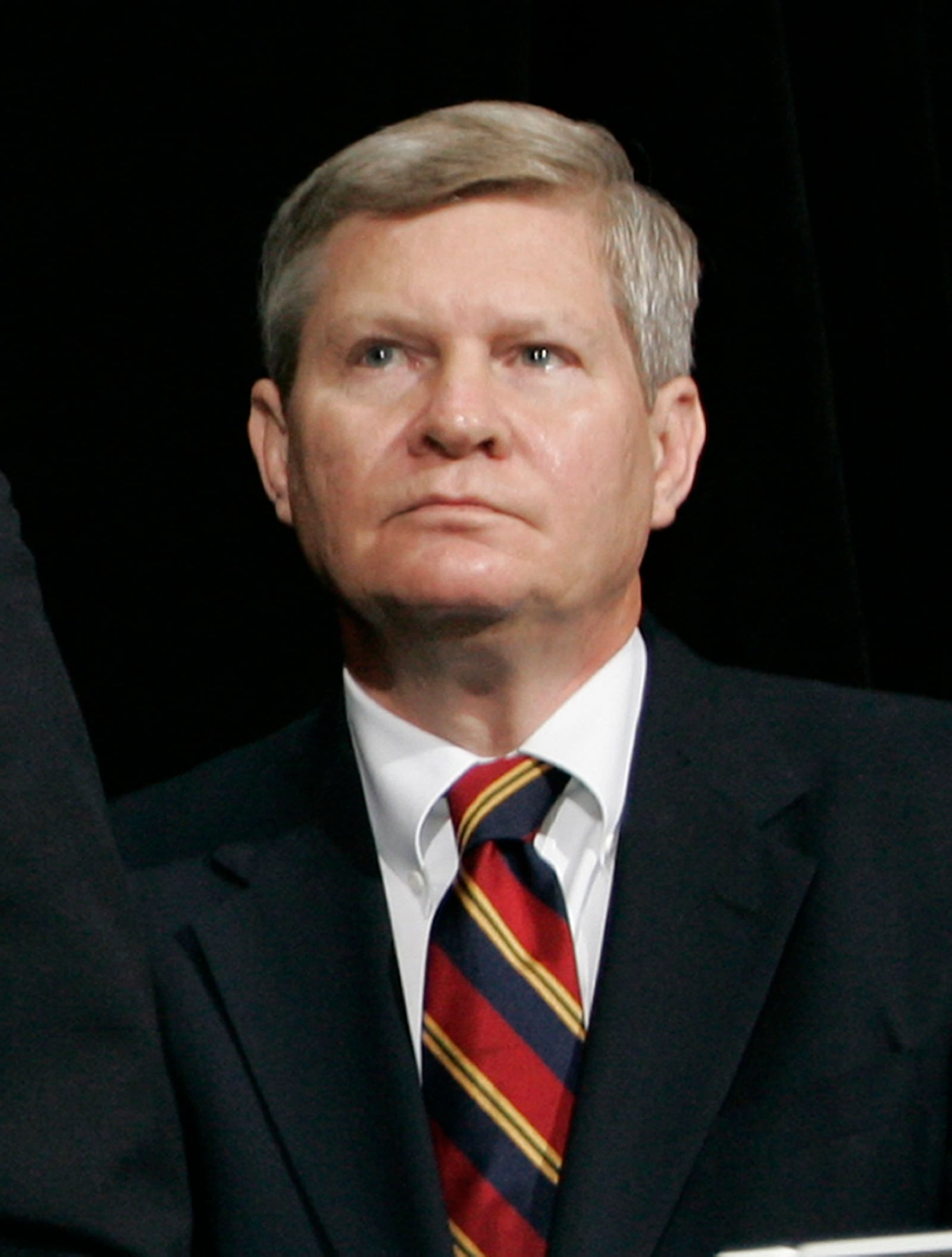 FILE - Sen. Tim Johnson, D-S.D., is pictured in Arlington, Va. in this Aug. 26, 2005 file photo. (AP Photo/Charles Dharapak, File)