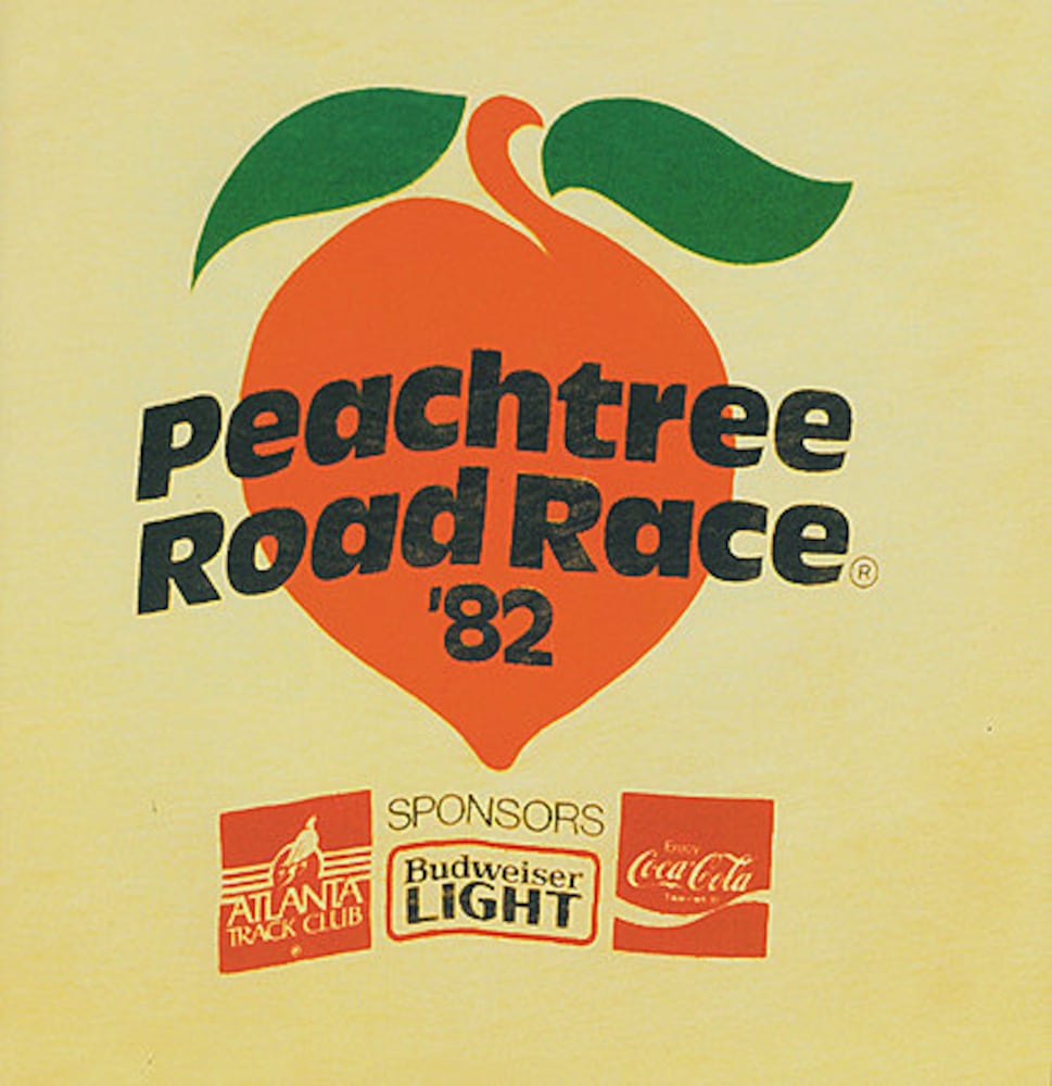 Peachtree Road Race: 1980s T-shirts