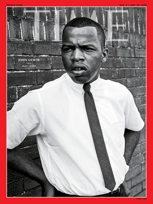 John Lewis, then chairman of the Student Nonviolent Coordinating Committee, in Clarksdale, Mississippi, May 1963.
This cover will be available on newsstands in the U.S. beginning Friday, July 24.