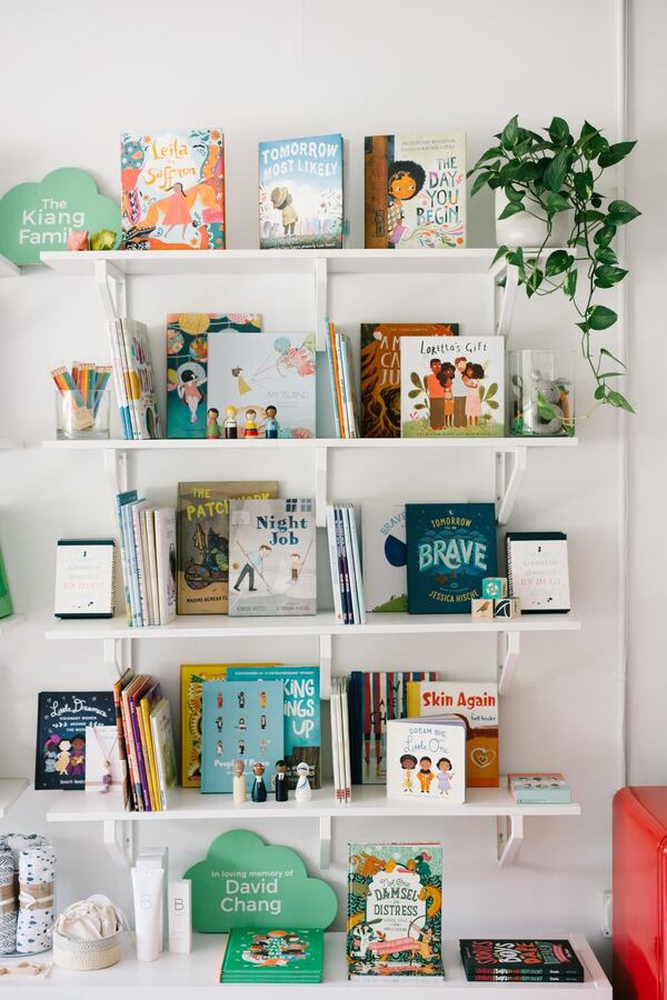 The carefully curated shelves in Decatur’s Brave + Kind Books. Contributed by Catherine Murray