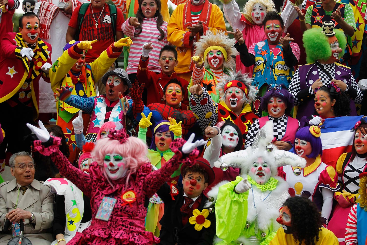 Clowns gather in Mexico City