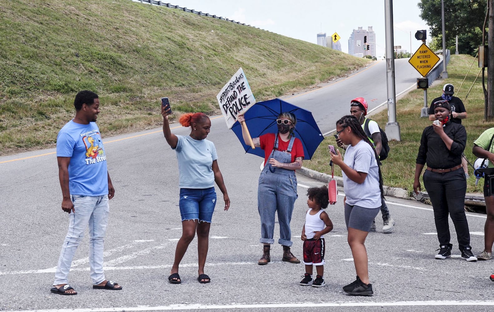 PHOTOS: Protesters gather in Atlanta over Friday’s police shooting