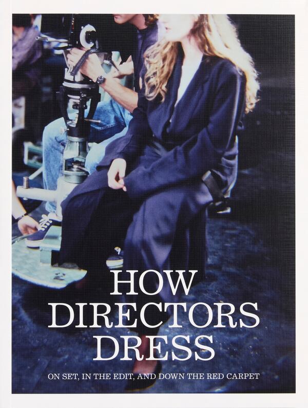 This cover image released by A24 shows "How Directors Dress: On Set, In the Edit, and Down the Red Carpet," a book about what directors wear, featuring over 200 archival photos of filmmakers in action. (A24 Films via AP)