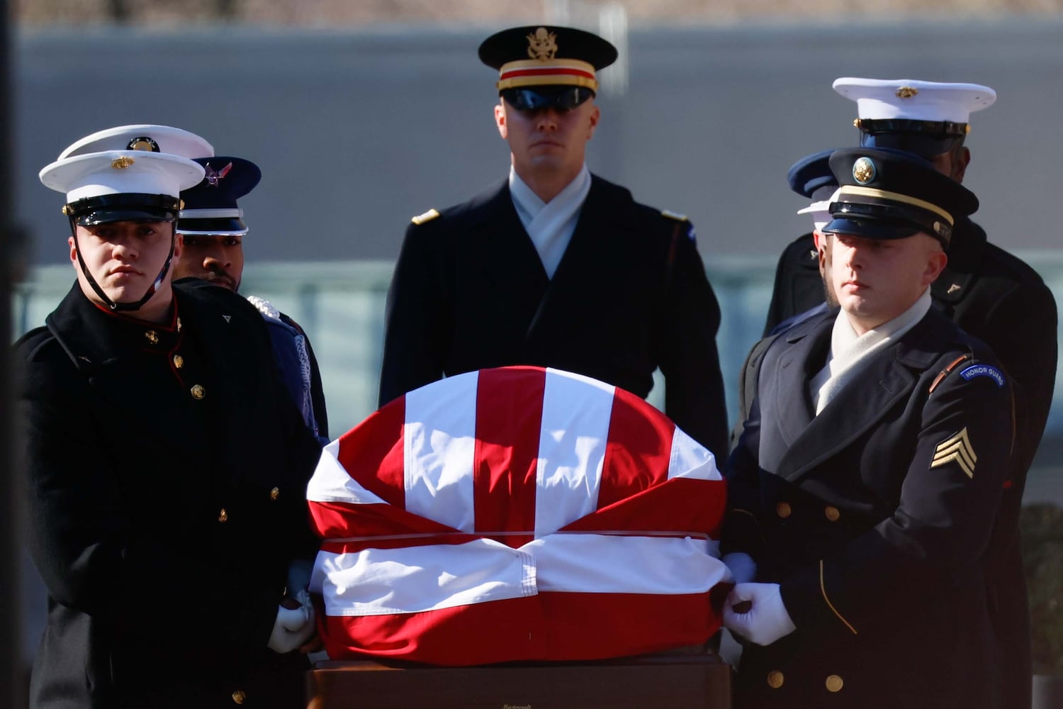 Jimmy Carter departure ceremony