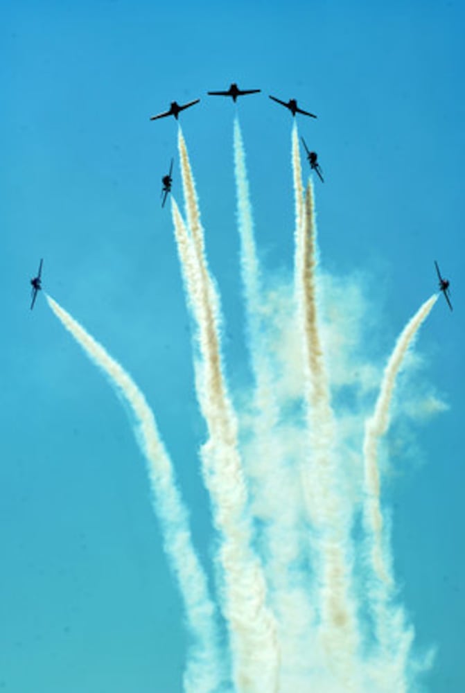 Blue Angels air show at Dobbins