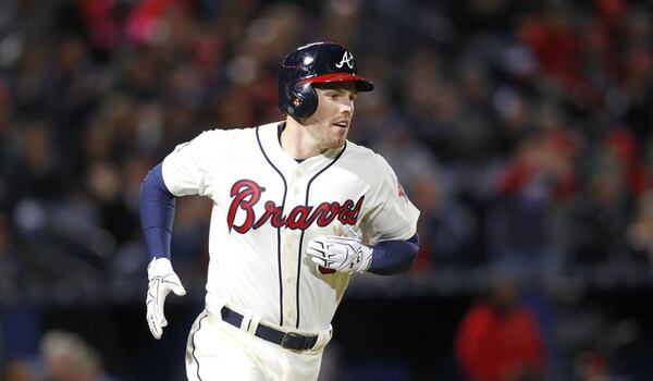 Freddie Freeman has hit been arguably baseball's best all-around hitter since mid-June, after a sluggish first two months. (AP photo)