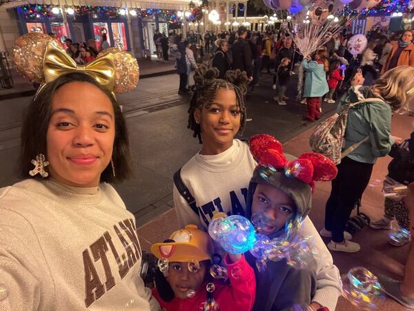 Jade Thomas and her family are featured in a holiday special that premiered on ABC Television on Christmas and is now streaming on Disney +. (Photo provided on Jade Thomas)