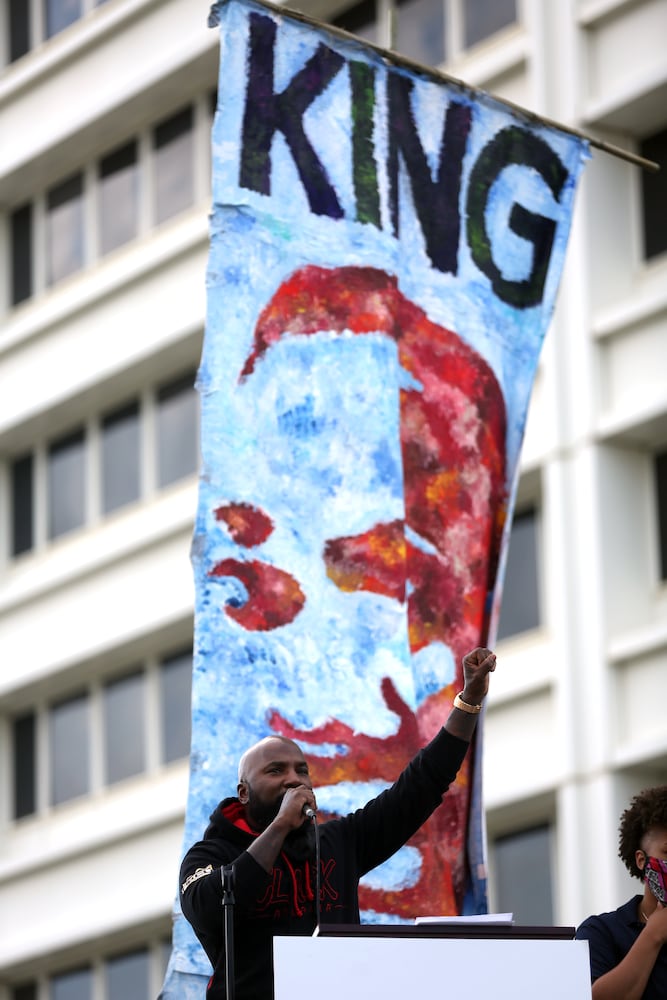 PHOTOS: Thousands march at Georgia Capitol as lawmakers return