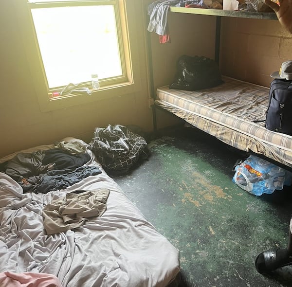 This image of bunk cots is among the photos of H-2A housing units in Georgia taken during outreach trips by Georgia Legal Services Program staff. As of September Geogia had just three inspectors tasked with visiting and certifying housing units.