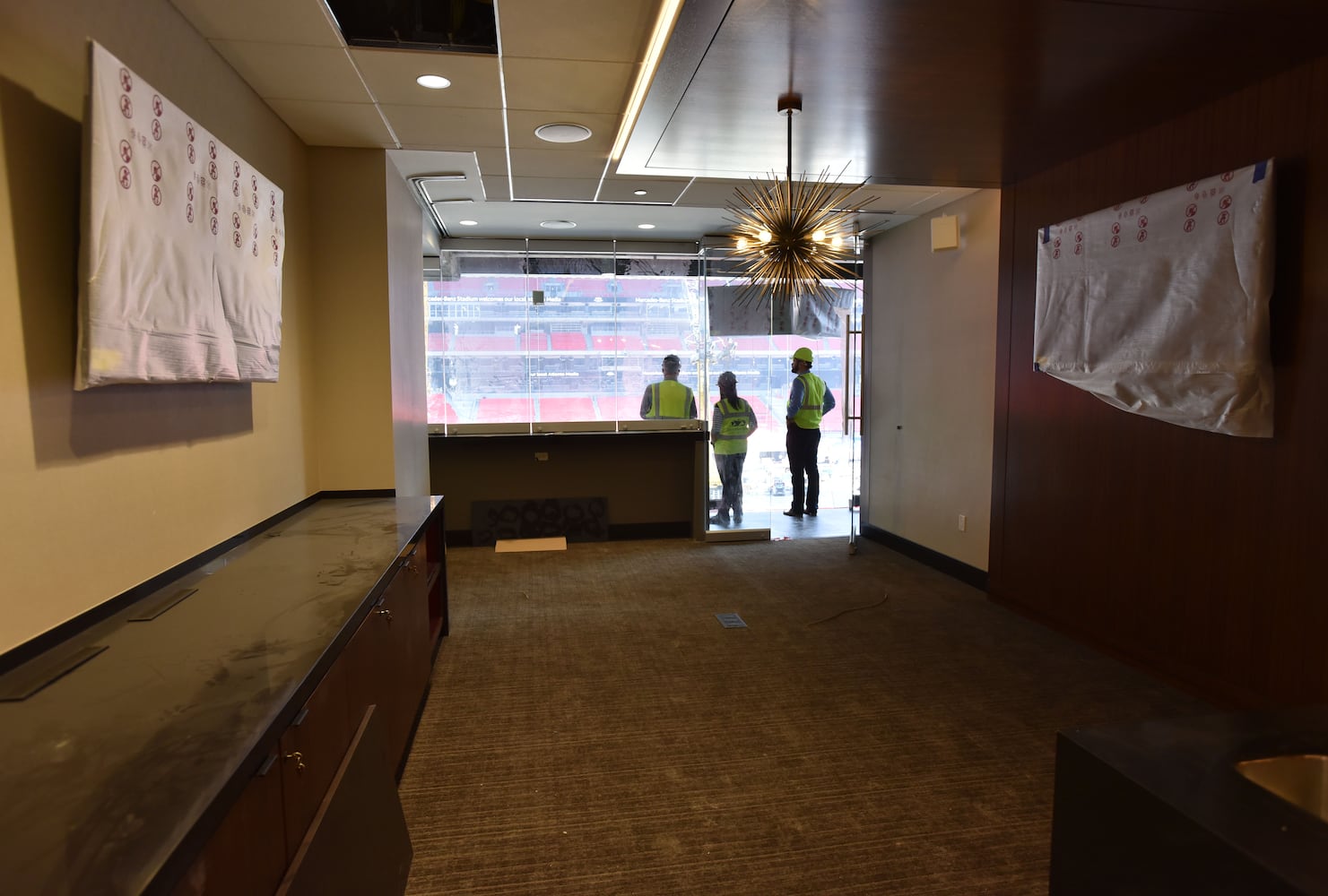 Photos: The latest look at the Falcons’ new Mercedes-Benz Stadium