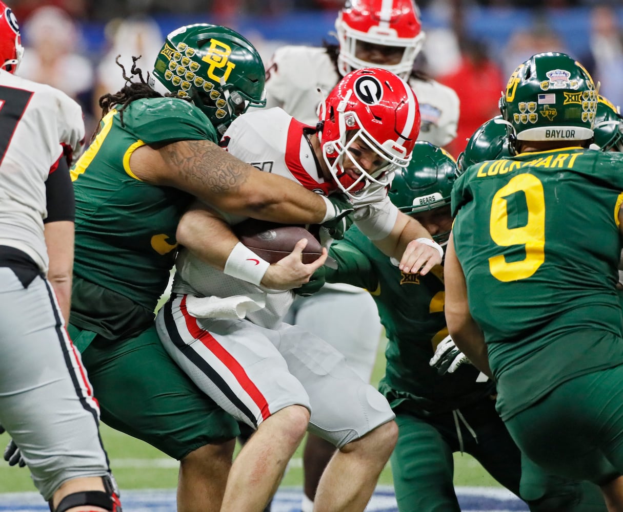 Photos: Bulldogs too much for Baylor in Sugar Bowl