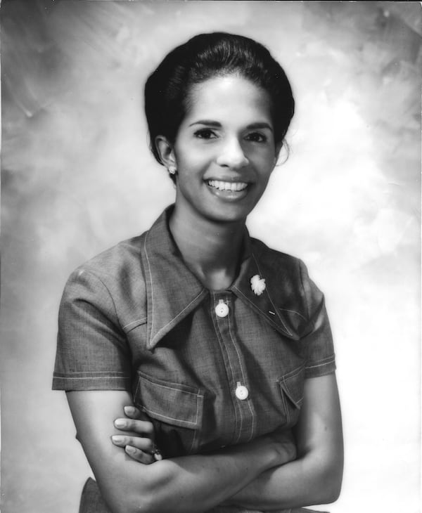 Bunnie Jackson-Ransom as a young woman. The North Carolina native came to Atlanta and built a successful life as a businesswoman and was the wife of Atlanta's first Black mayor.

