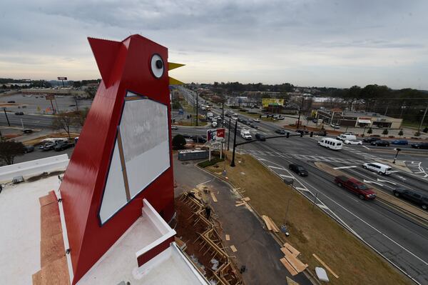 The Big Chicken KFC in Marietta.