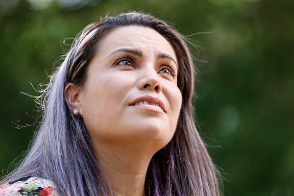 Belen Paez resisted become a citizen because she thought the process would be too difficult. "It's the easiest thing to do," she now says.  (Natrice Miller / natrice.miller@ajc.com)


