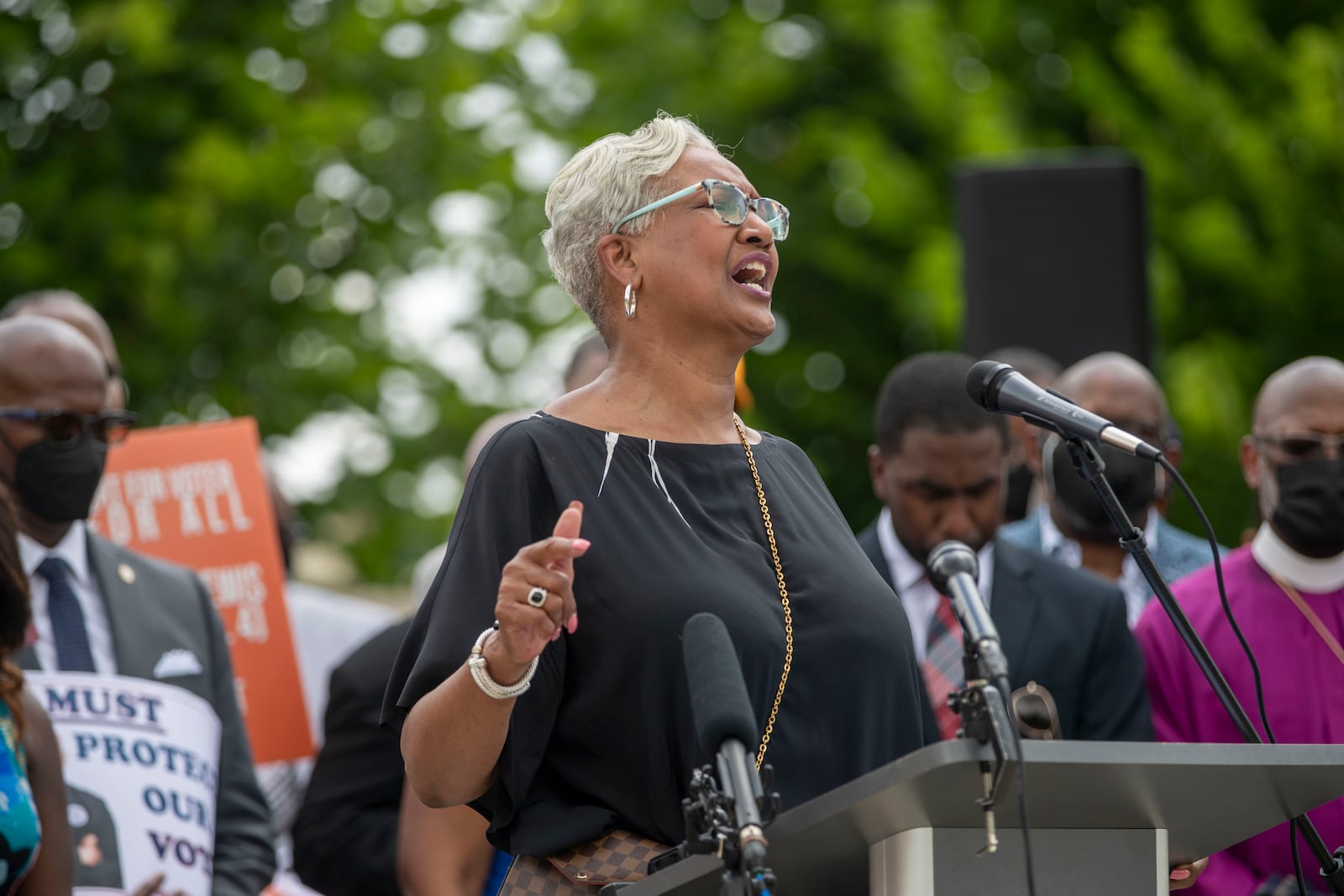 Prominent Black Christian leaders plan to hold an April 13 event at the Ray of Hope Church in Atlanta, where Rev. Cynthia Hale of Ray is pastor.  (Alyssa Pointe /The Atlanta Journal-Constitution)