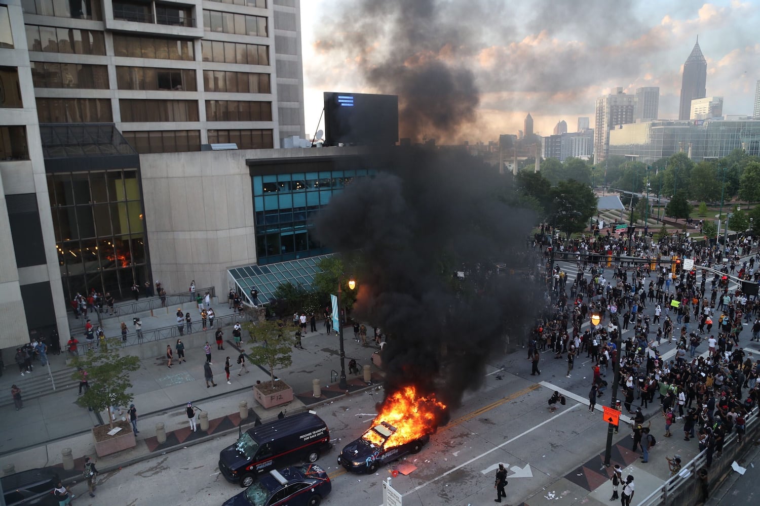 PHOTOS: Atlanta rally against police violence draws hundreds downtown