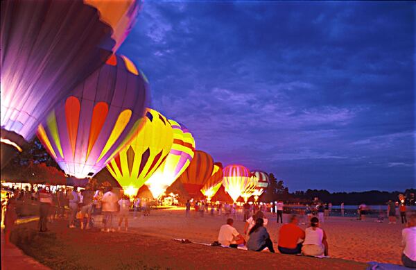 The Hot Air Balloon Show & Glow at Callaway Gardens in Pine Mountain will take place over Labor Day weekend. Courtesy