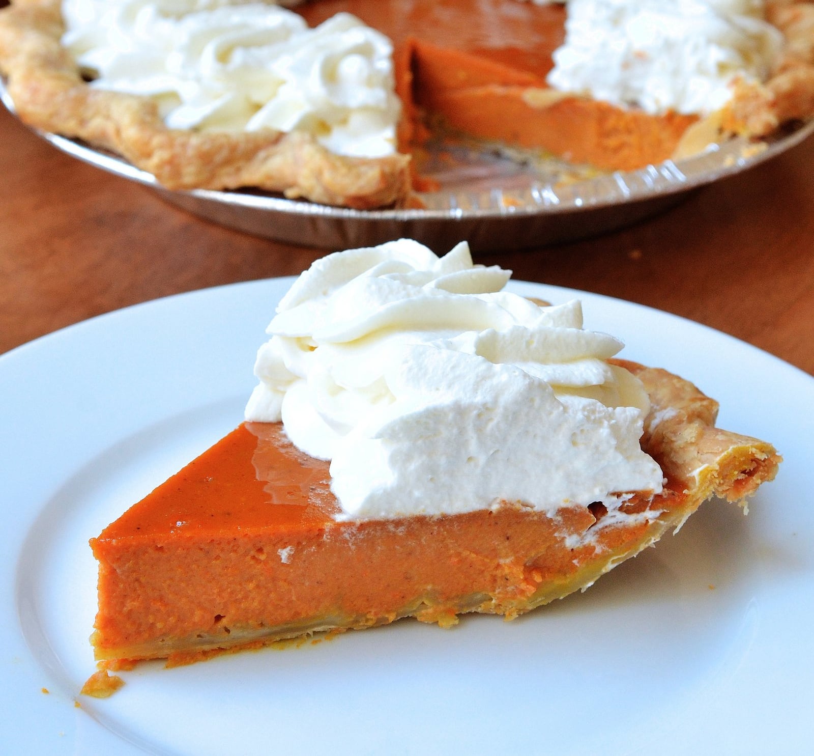 Autumn Spiced Carrot Pie, developed by Briana Carson of Crave Pie Studio, can displace a pumpkin pie or a sweet potato pie on your Thanksgiving table. STYLING BY BRIANA CARSON / CONTRIBUTED BY CHRIS HUNT PHOTOGRAPHY