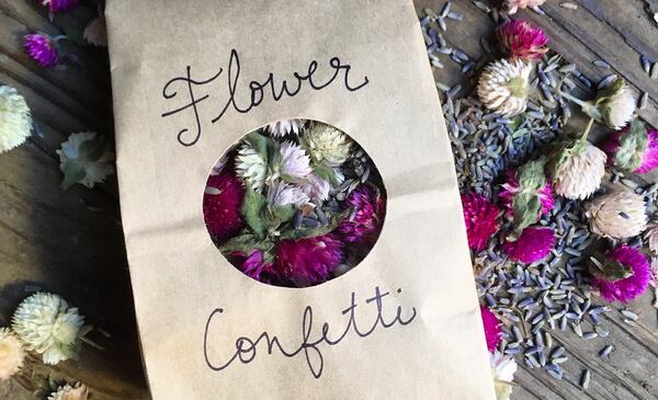  Flower confetti from 3 Porch Farm