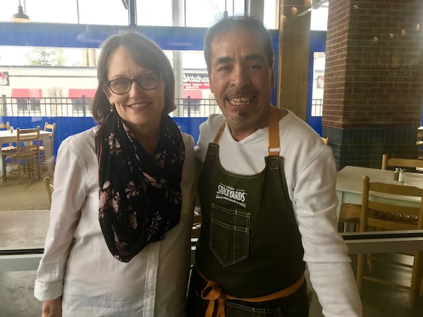 Taqueria del Sol chef and co-founder Eddie Hernandez and Susan Puckett are co-authors of “Turnip Greens & Tortillas,” a cookbook that brings together Taqueria classics and many other recipes from Hernandez’s culinary repertoire. LIGAYA FIGUERAS/lfigueras@ajc.com