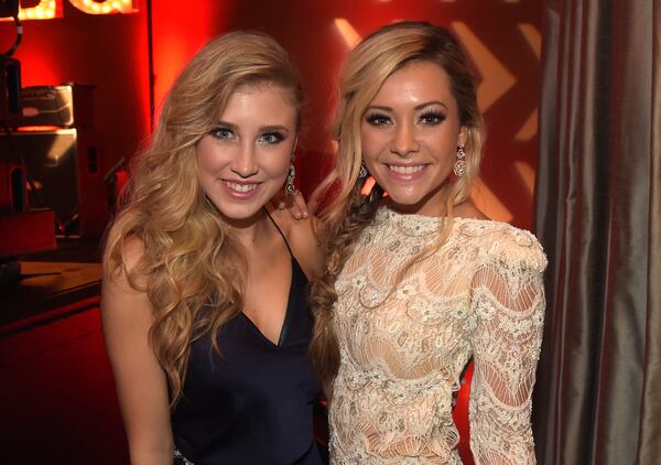 NASHVILLE, TN - NOVEMBER 05: Maddie Marlow and Tae Dye of Maddie & Tae attend the Big Machine Label Group Celebrates The 48th Annual CMA Awards in Nashville on November 5, 2014 in Nashville, Tennessee. (Photo by Rick Diamond/Getty Images for Big Machine Label Group) Maddie & Tae.