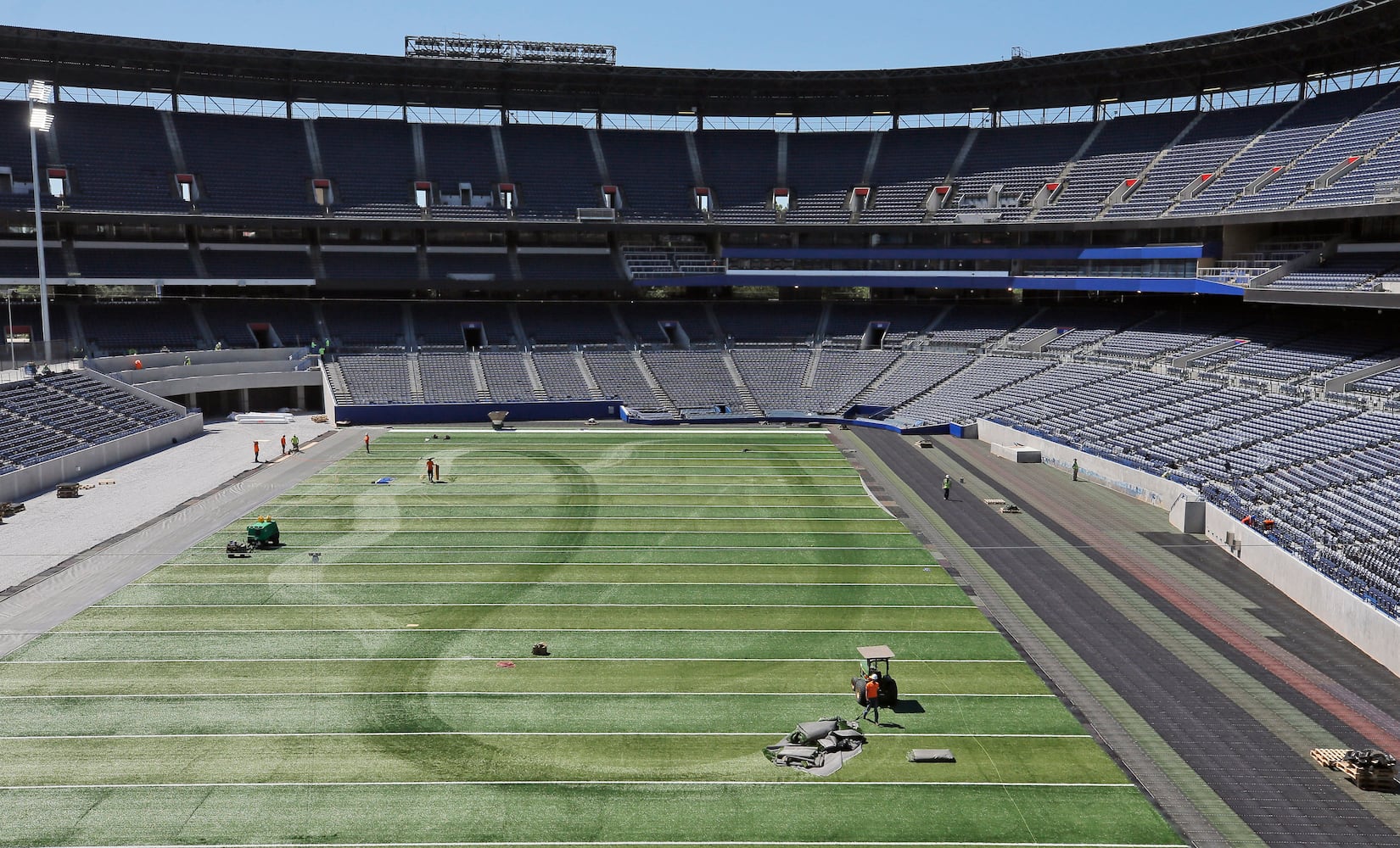 Photos: Turning Turner Field into Georgia State Stadium