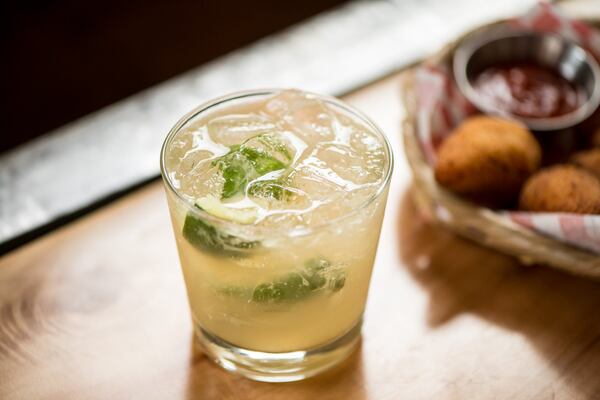 Caipirinha Tradicional with Novo Fogo Silver Cachaca, organic cane sugar, and fresh lime. Photo credit- Mia Yakel.