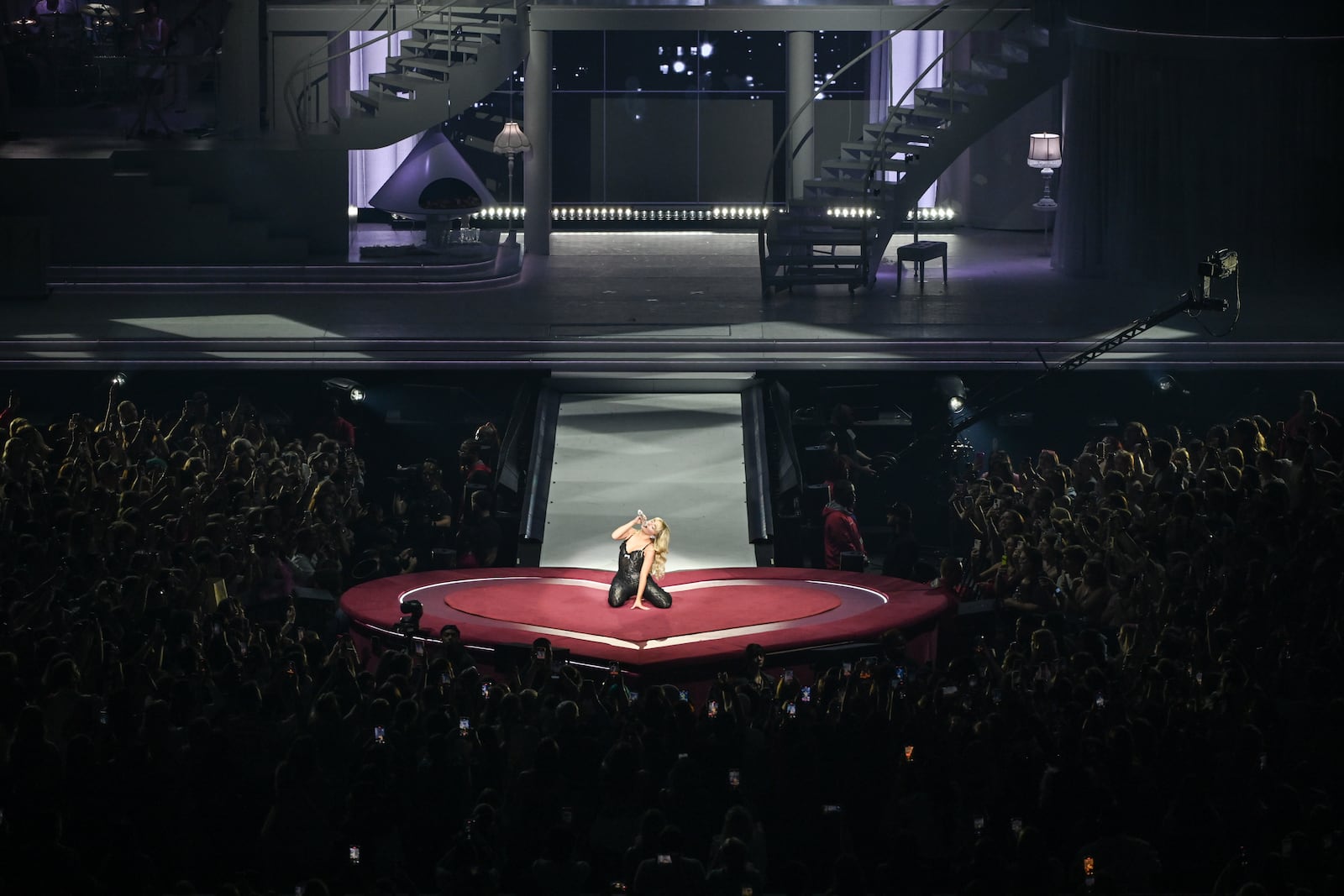 Sabrina Carpenter has three songs in the top 10 of Billboard's Hot 100 chart: "Please Please Please," "Espresso" and "Taste." The pop star performed at State Farm Arena on Oct. 22, 2024. Photo credit: Alfredo Flores