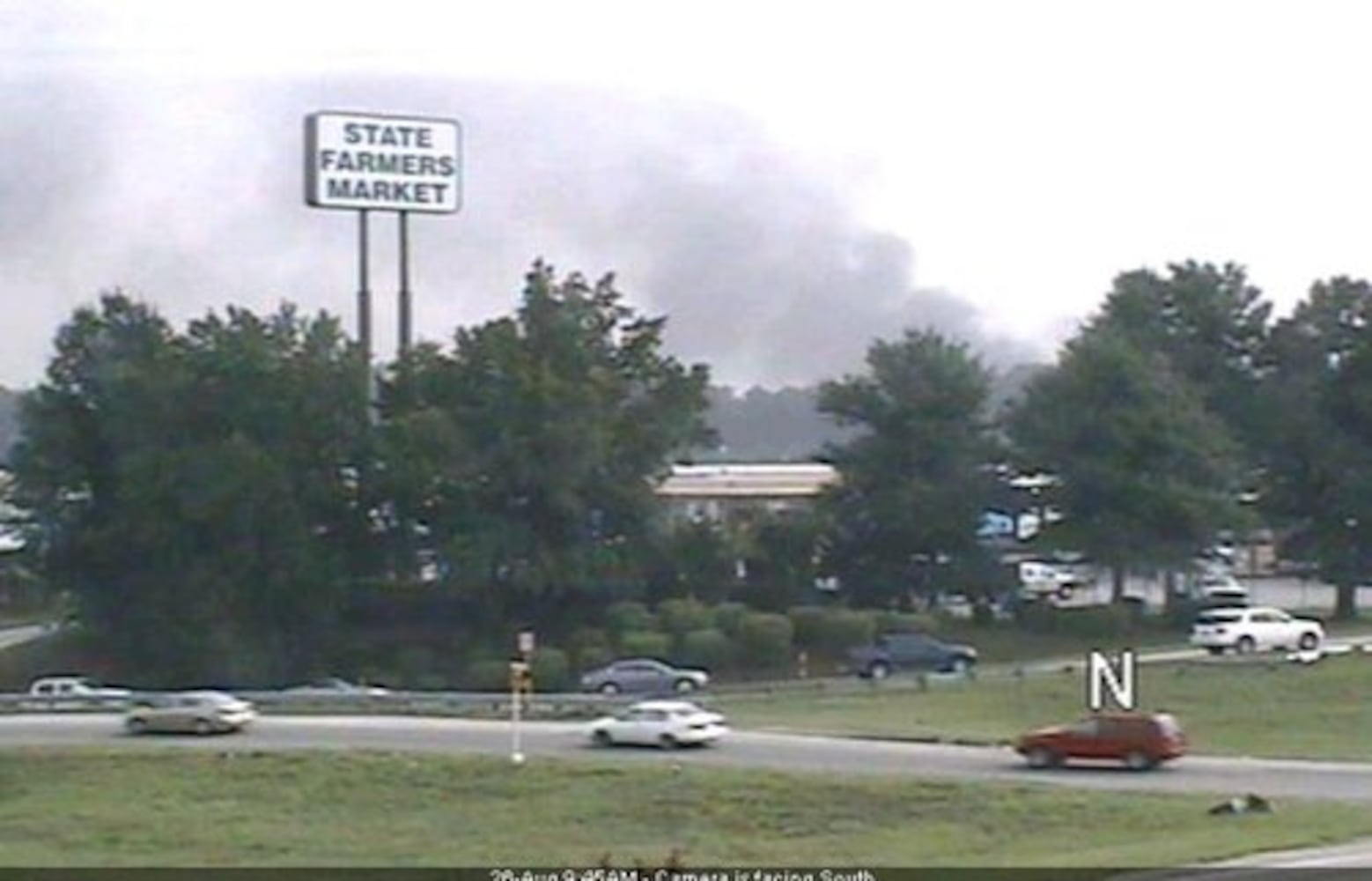 Clorox plant on fire in Forest Park