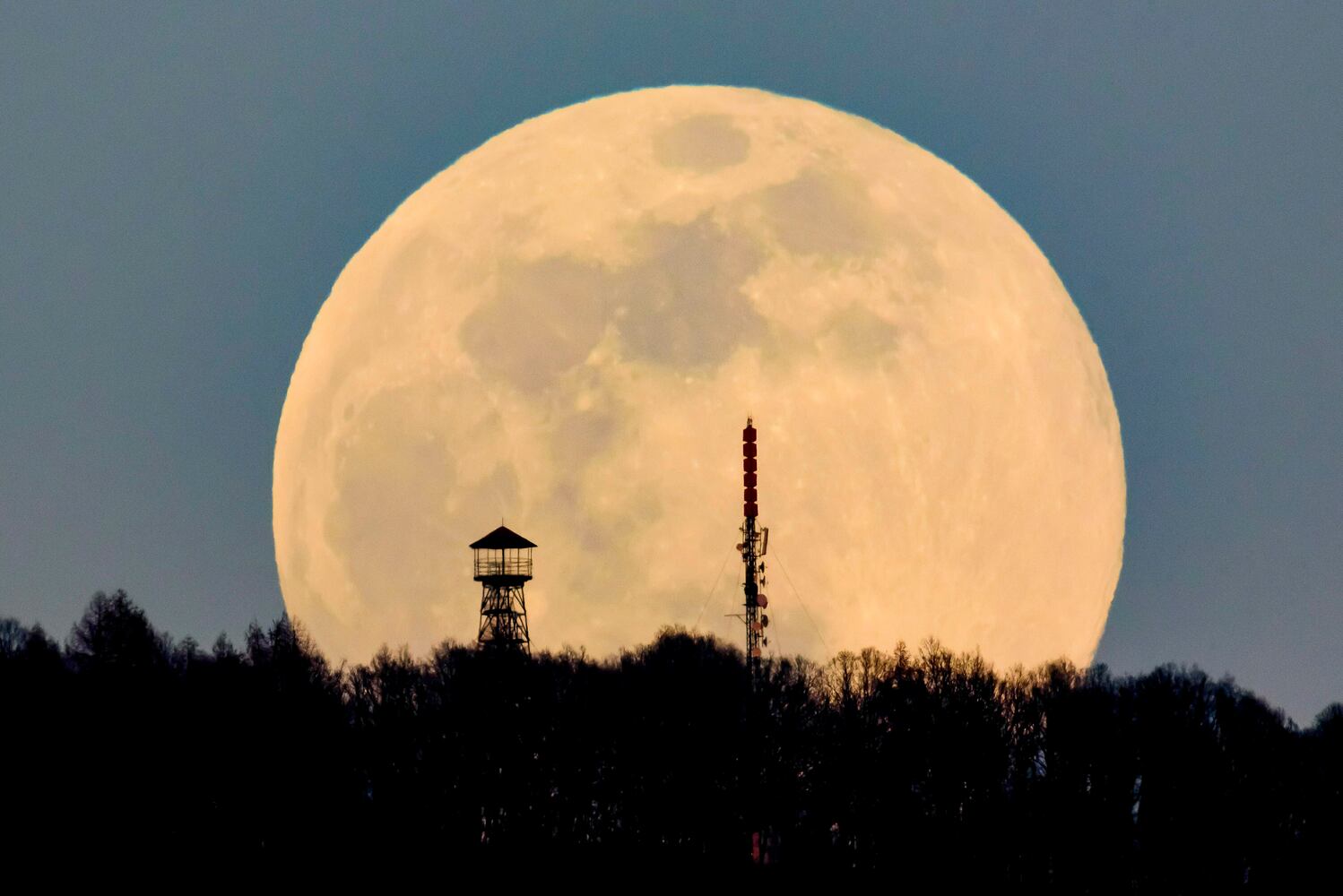 Photos: Final supermoon of 2019 brightens the night sky