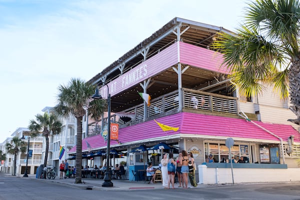 The relatively small number of restaurants on Tybee Island typically see brisk business every weekend from Memorial Day to Labor Day. Pictured is Fannie's on the Beach. (Rosana Lucia for The Atlanta Journal-Constitution)