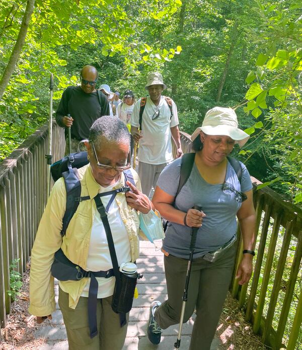 The African American Adventures Club embarks on hikes on the first Saturday of every month. 