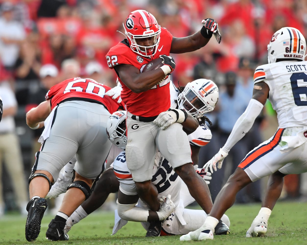 Georgia vs Auburn football