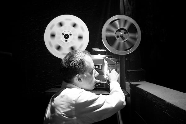 Andy Ditzler most often doubles as curator, commentator and projectionist at his Film Love screenings. CONTRIBUTED BY ANDY DITZLER