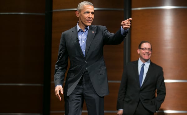 President Barack Obama speaking at South by Southwest interactive 2016 on Friday, Mar. 11, 2016 RICARDO B. BRAZZIELL/AMERICAN-STATESMAN