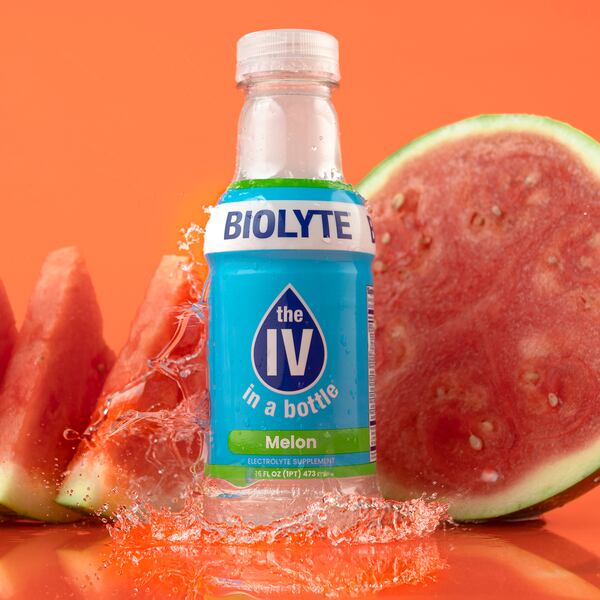 Hydrating drink from Biolyte. Courtesy of id8 