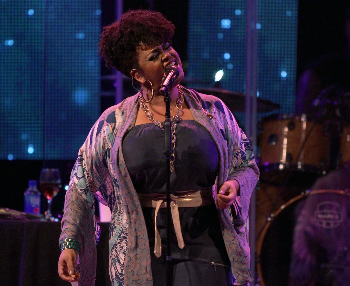 Jill Scott performs at Chastain Park Amphitheatre