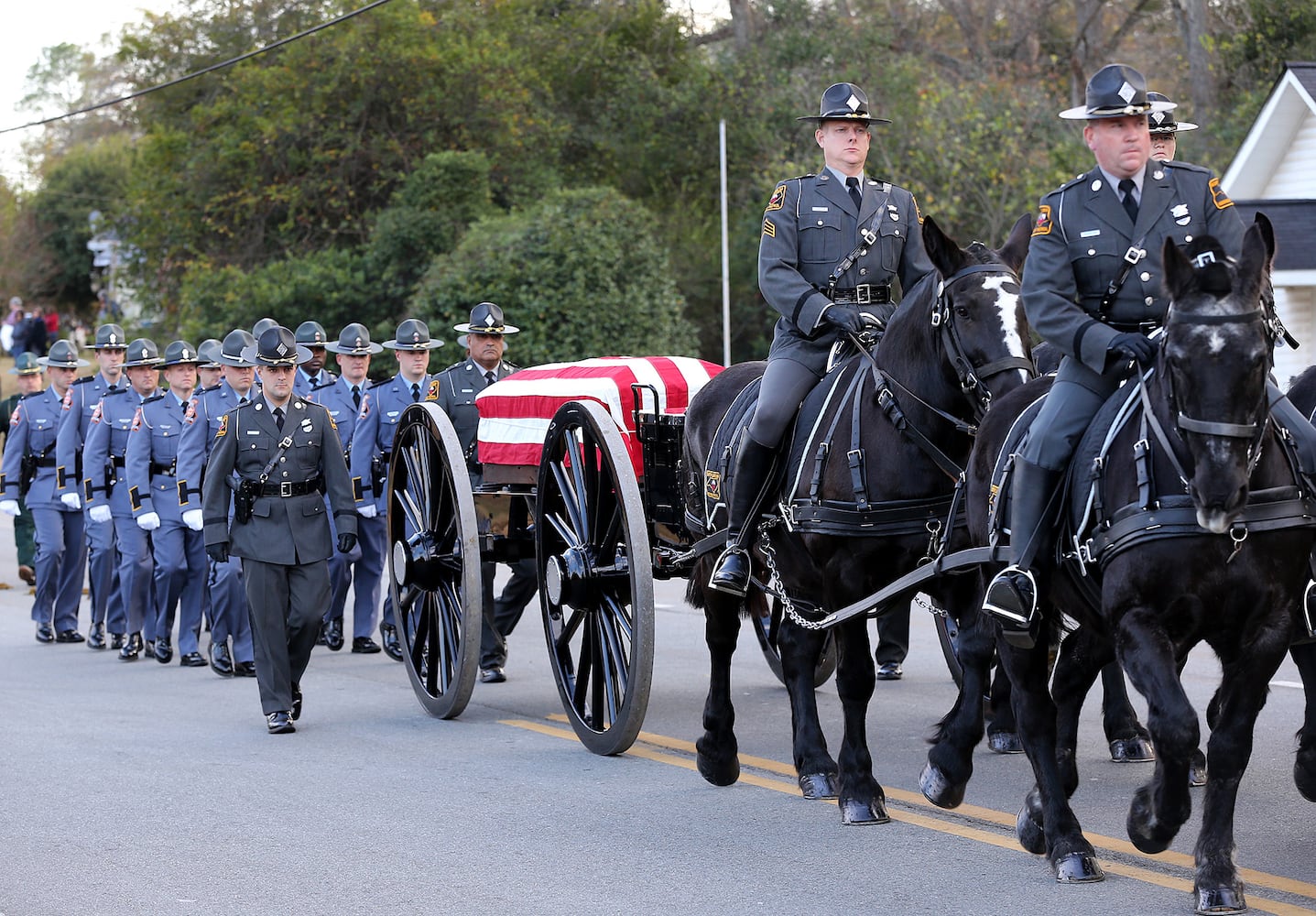 Funeral for slain Americus police officer Nicholas Ryan Smarr