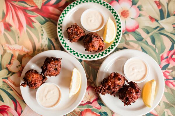 Conch fritters from Mangoes restaurant are served on the Southernmost Food Tasting & Cultural Walking Tour. 
Courtesy of NewmanPR.