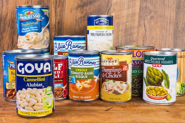 Canned foods (stock photo).