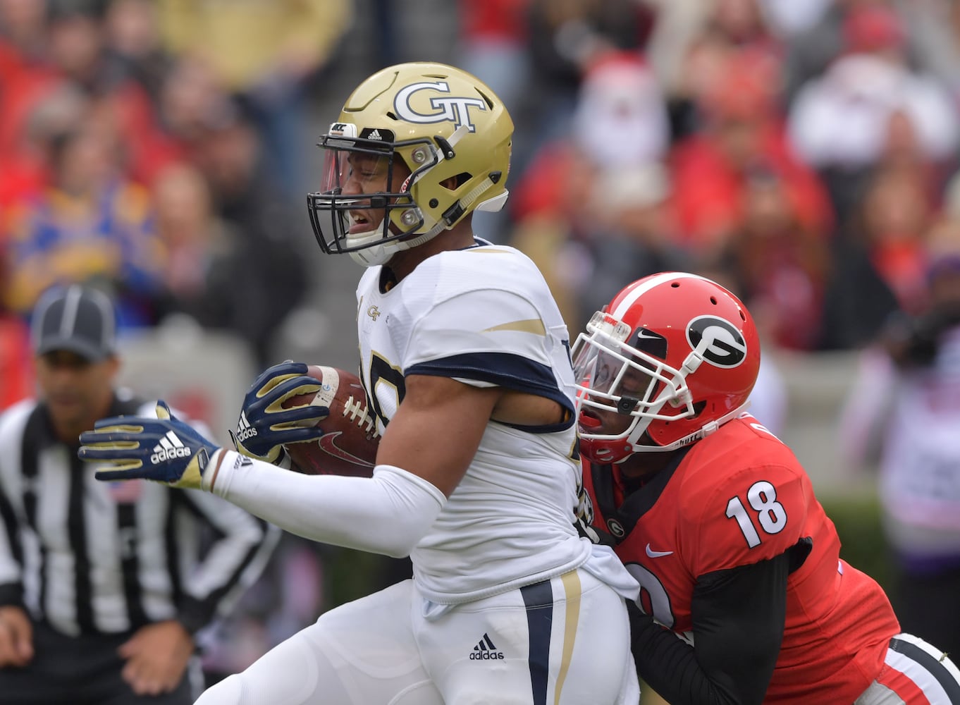 Photos: State rivals Tech, Georgia square off