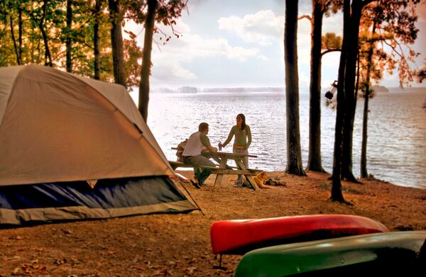 Dreher Island State Park offers tent-only island camping on the shores of 50,000-acre Lake Murray in South Carolina.
Courtesy of The Captial City/Lake Murray County Regional Tourism Board